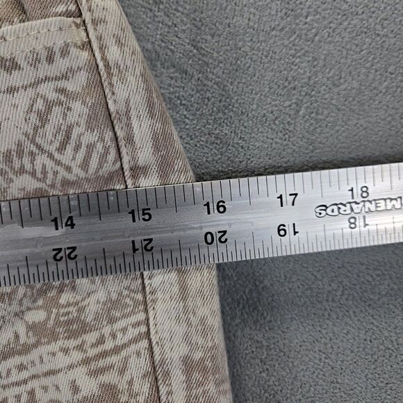 Levis Legging Womens Sz 27 Tan Aztec Geometric Print Straight Leg Jegging Pants - Picture 10 of 13